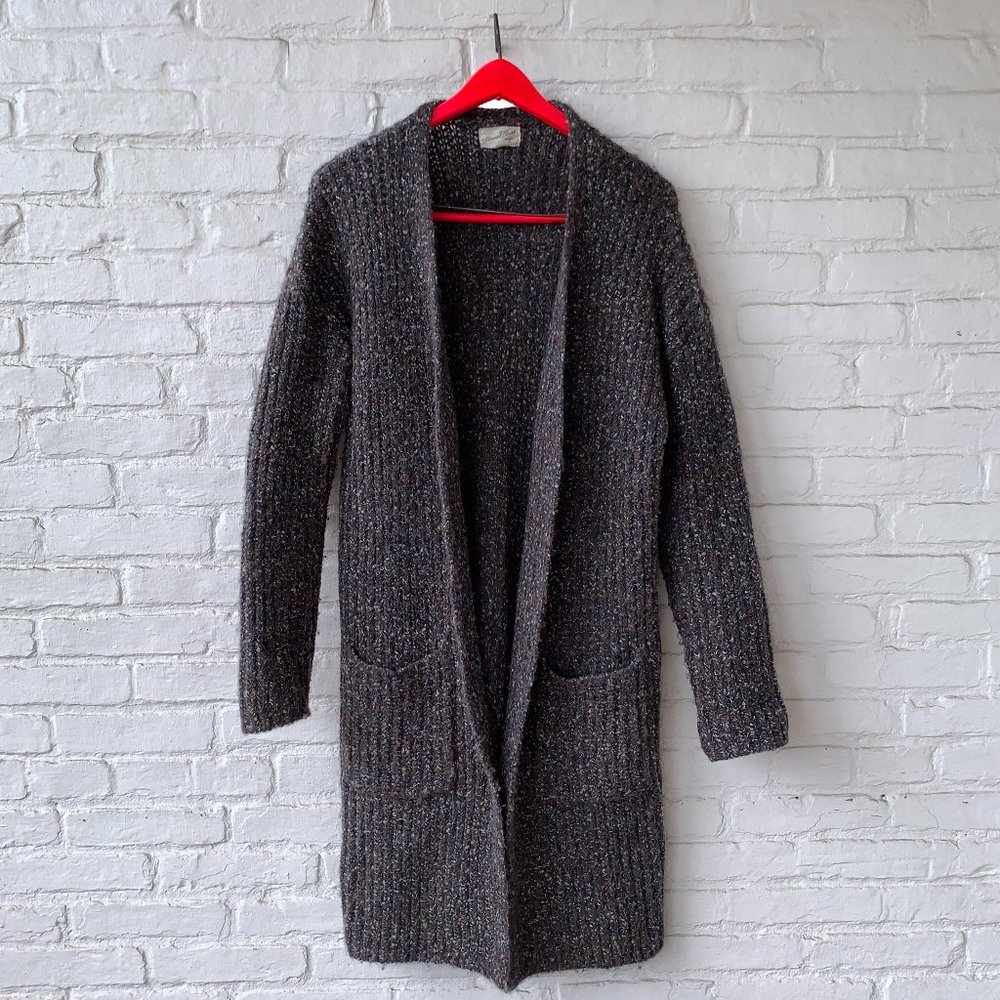 Universal Thread Multicolor Knit Open Front Cardigan Sweater